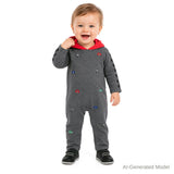 Infant Hooded Romper | Race Day