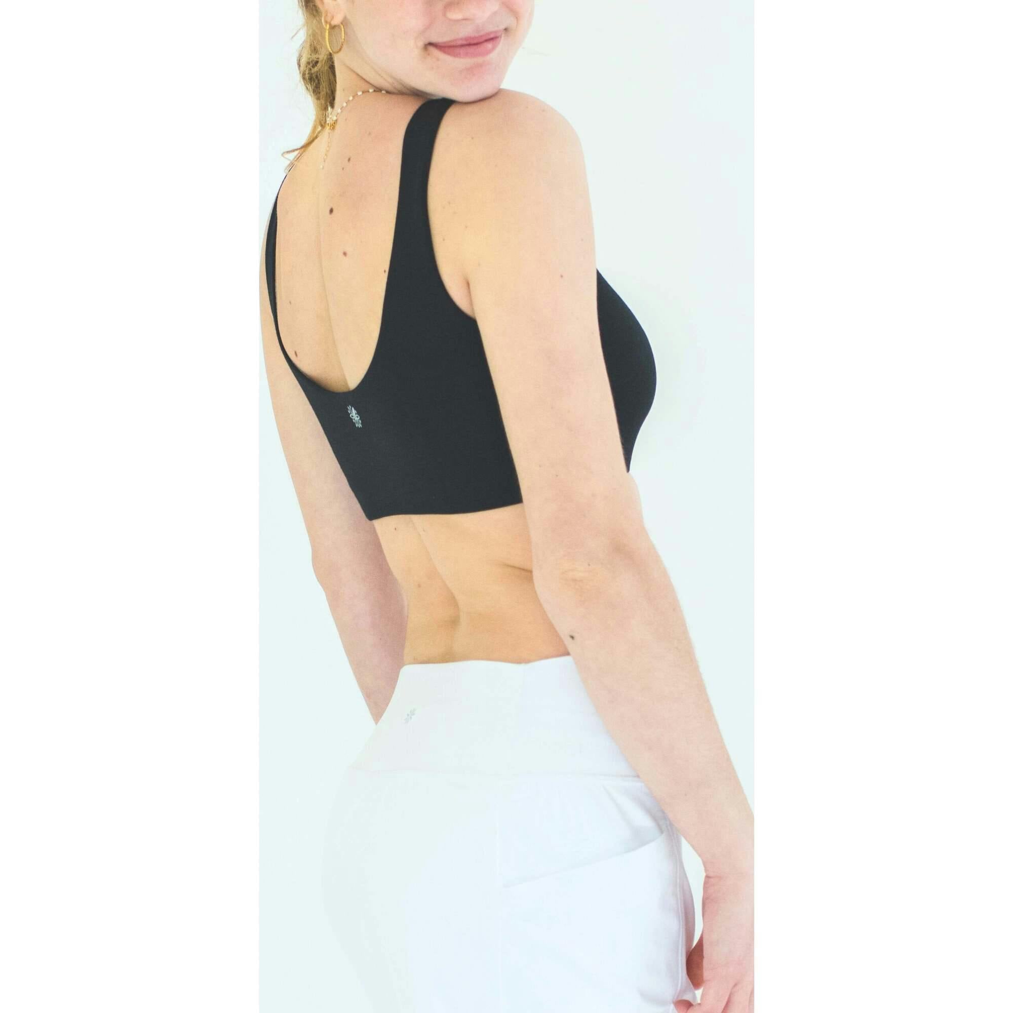Aster Reversible Girls Tank Bra White