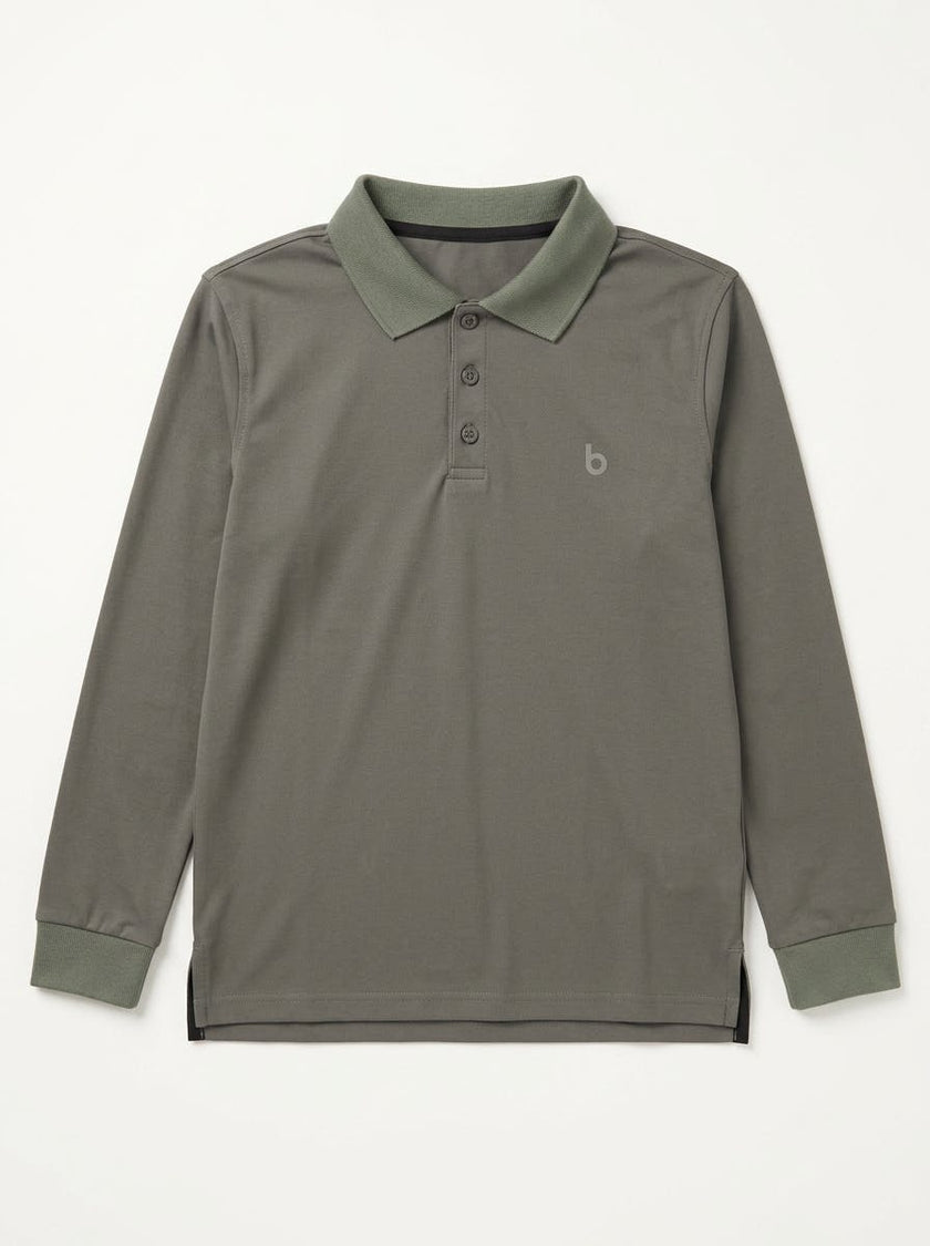 Boys Dri-Fit Performance Long Sleeve Polo