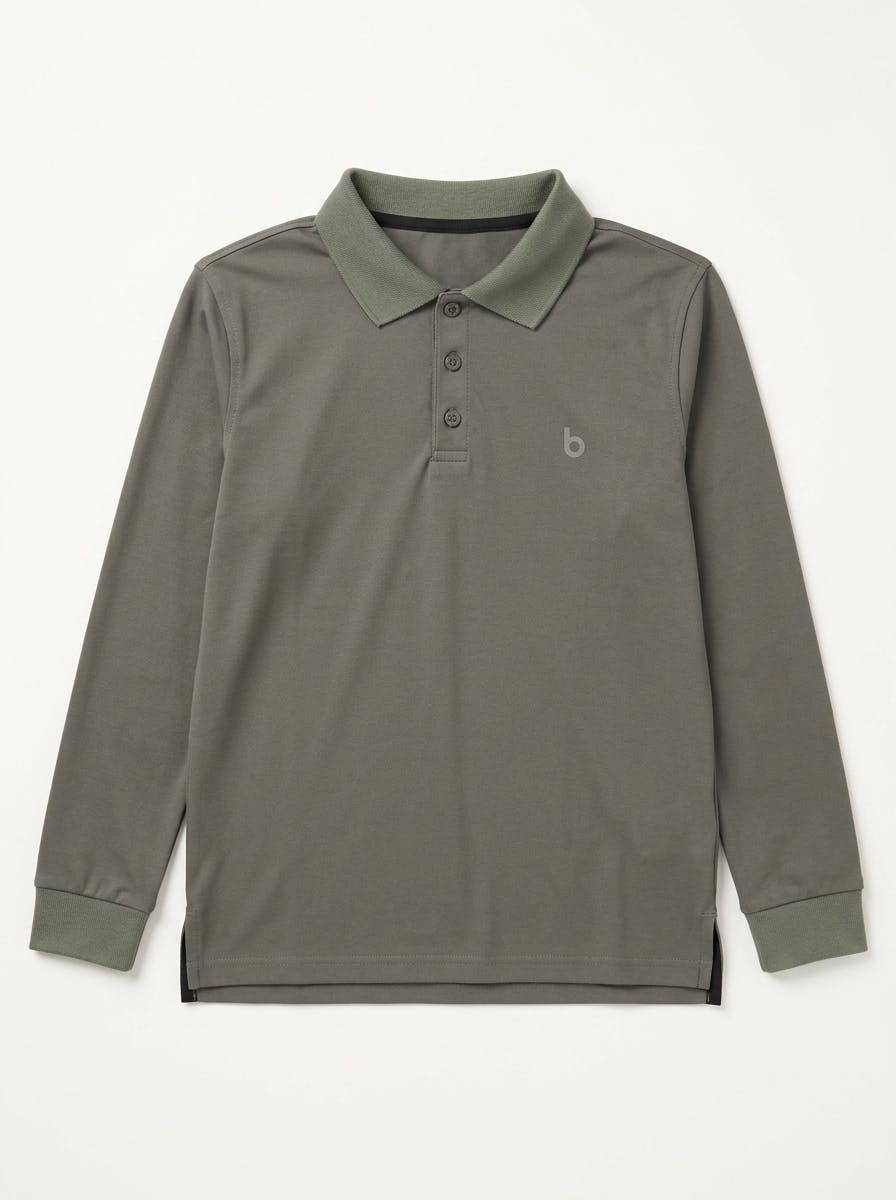 Boys Dri-Fit Performance Long Sleeve Polo