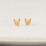 French Bulldog Stud Earrings