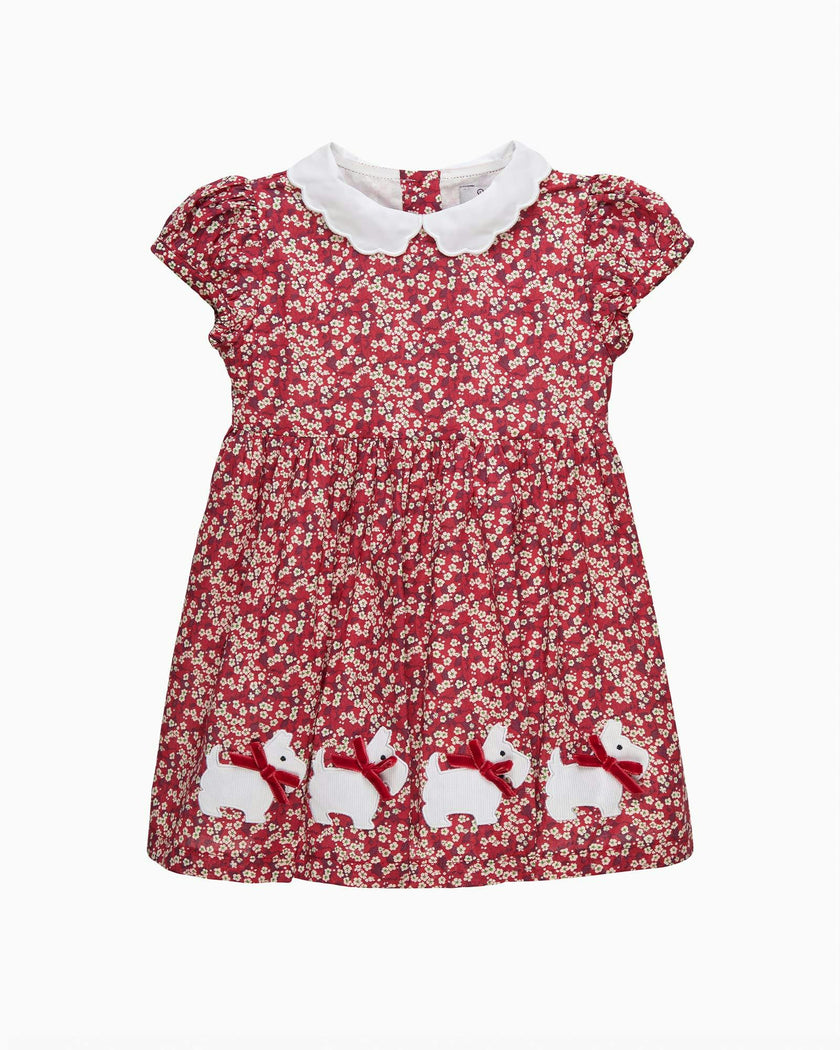 Baby Scottie Dress in Red Mitsi Valeria