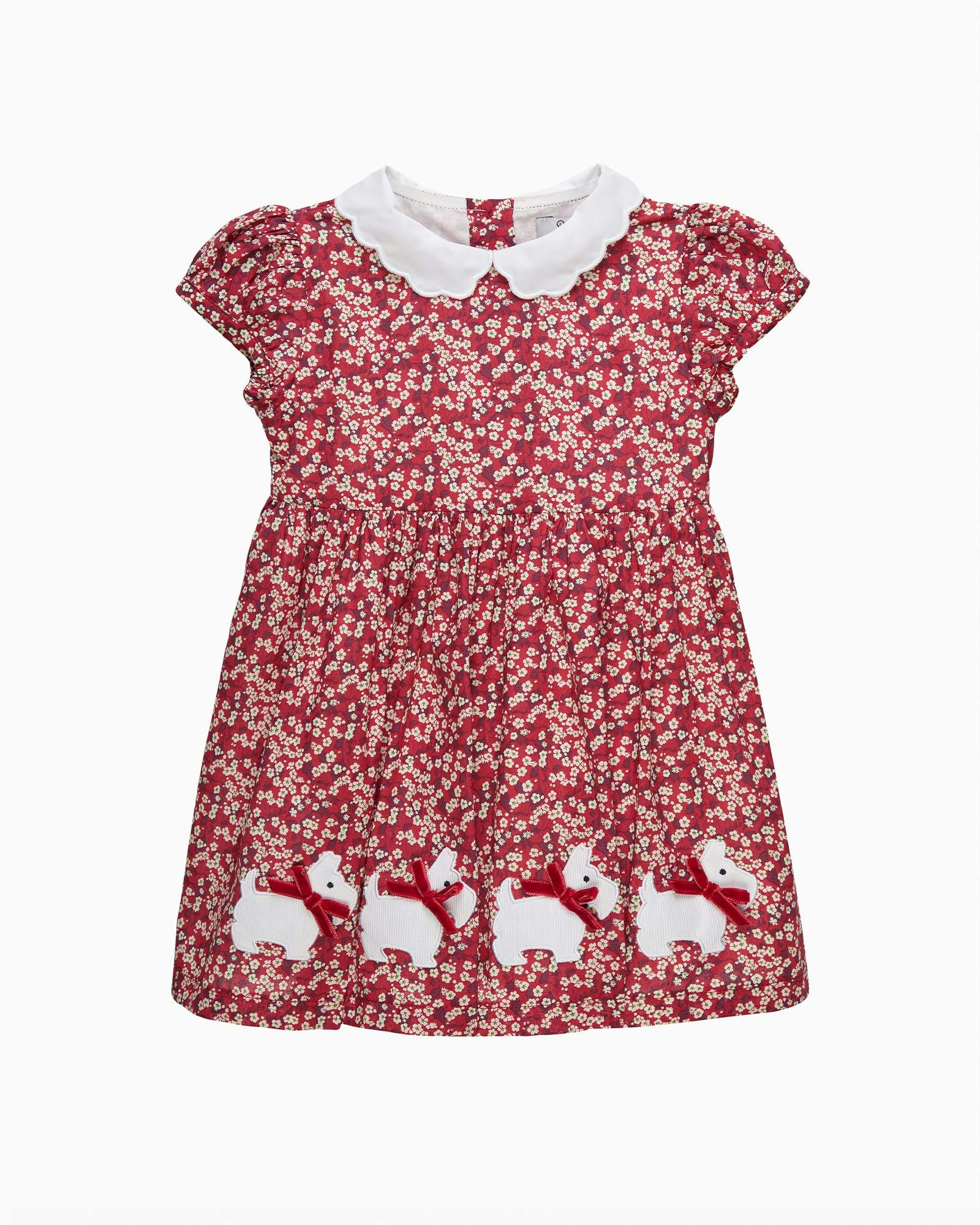 Baby Scottie Dress in Red Mitsi Valeria