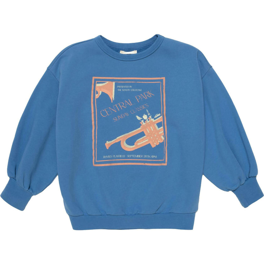 Adults Organic Weekend Sweatshirt in Blue Note