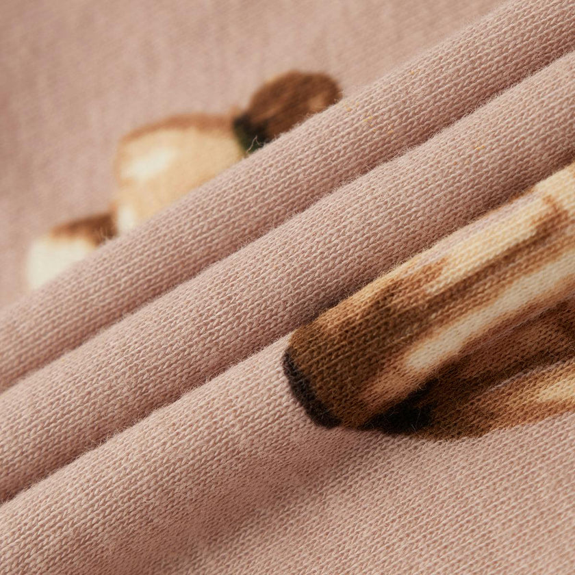 Mushroom Organic Cotton Kerchief Bib