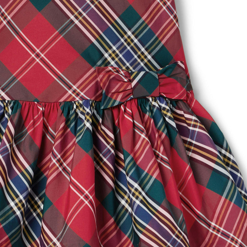 The Tartan Dropwaist Dress, multicolor