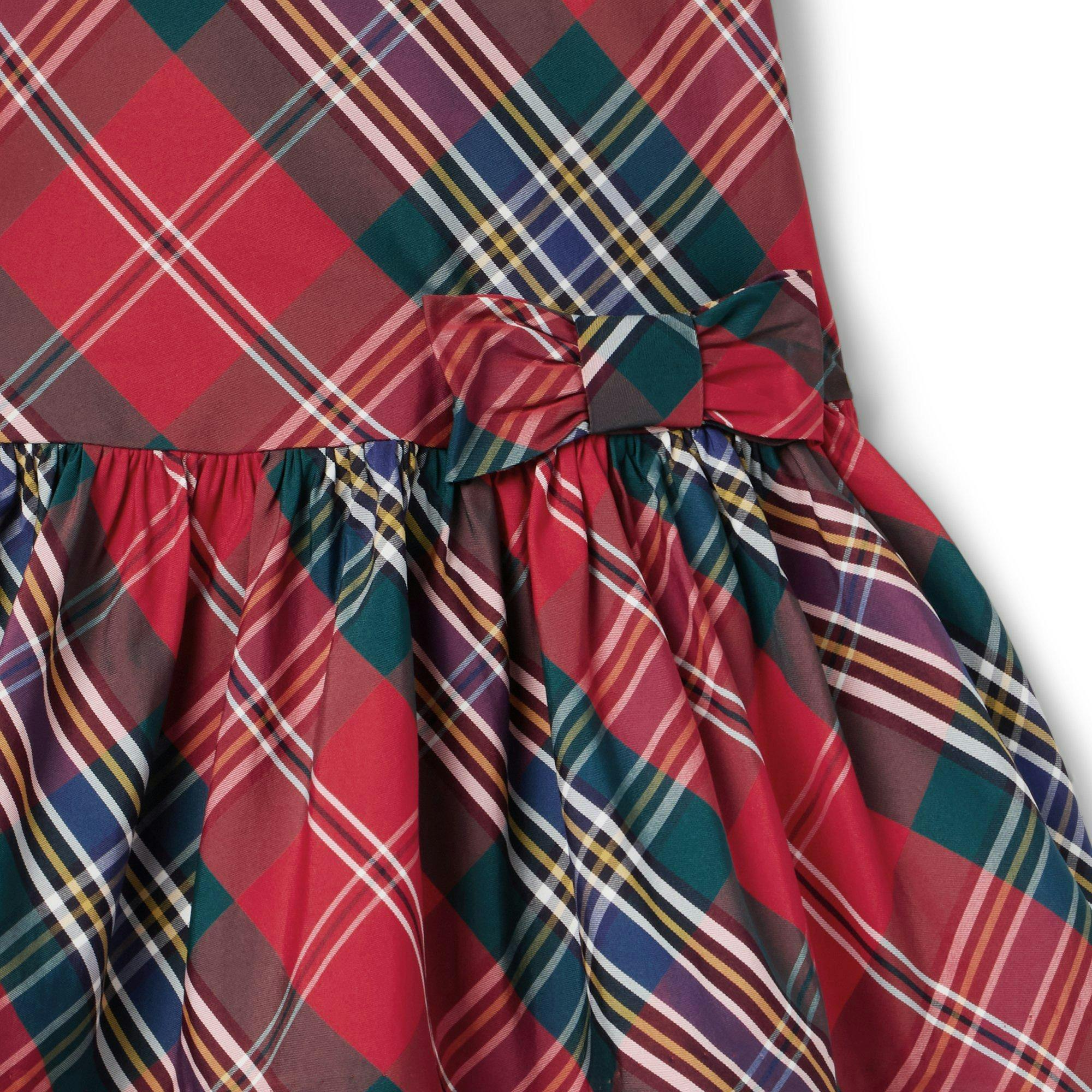 The Tartan Dropwaist Dress, multicolor