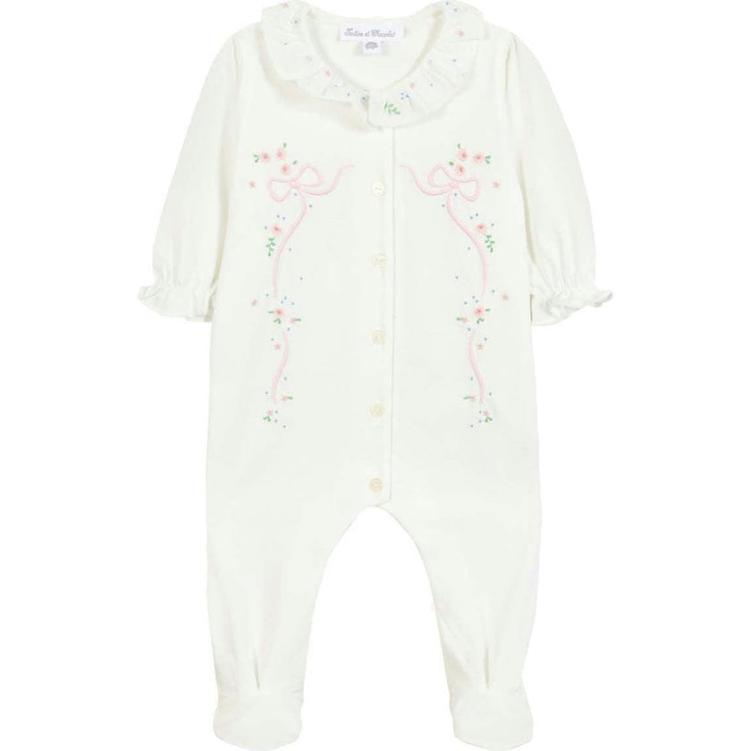 TARTINE ET CHOCOLAT Bows Embroidered Pyjama