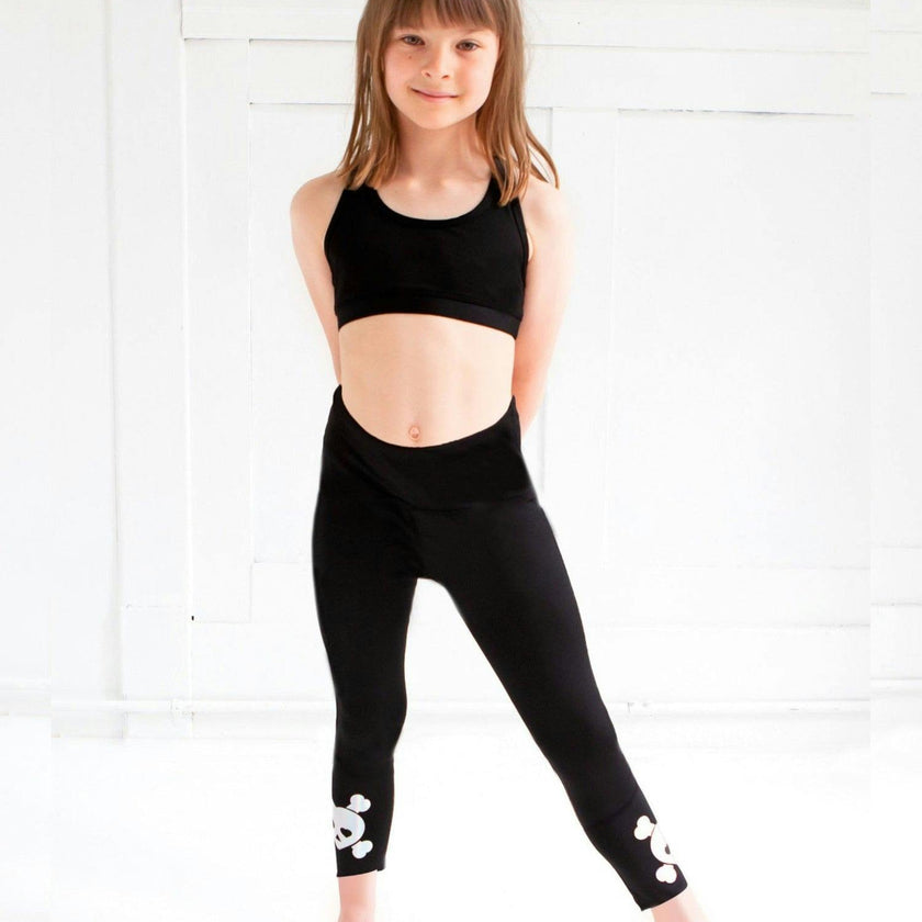 Aaliyah - Printed Activewear Capri Leggings