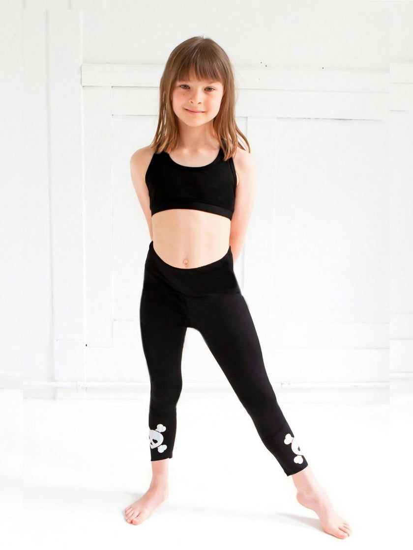 Aaliyah - Printed Activewear Capri Leggings