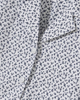 The Olivia Poplin Short Set in Ditsy Waltz White