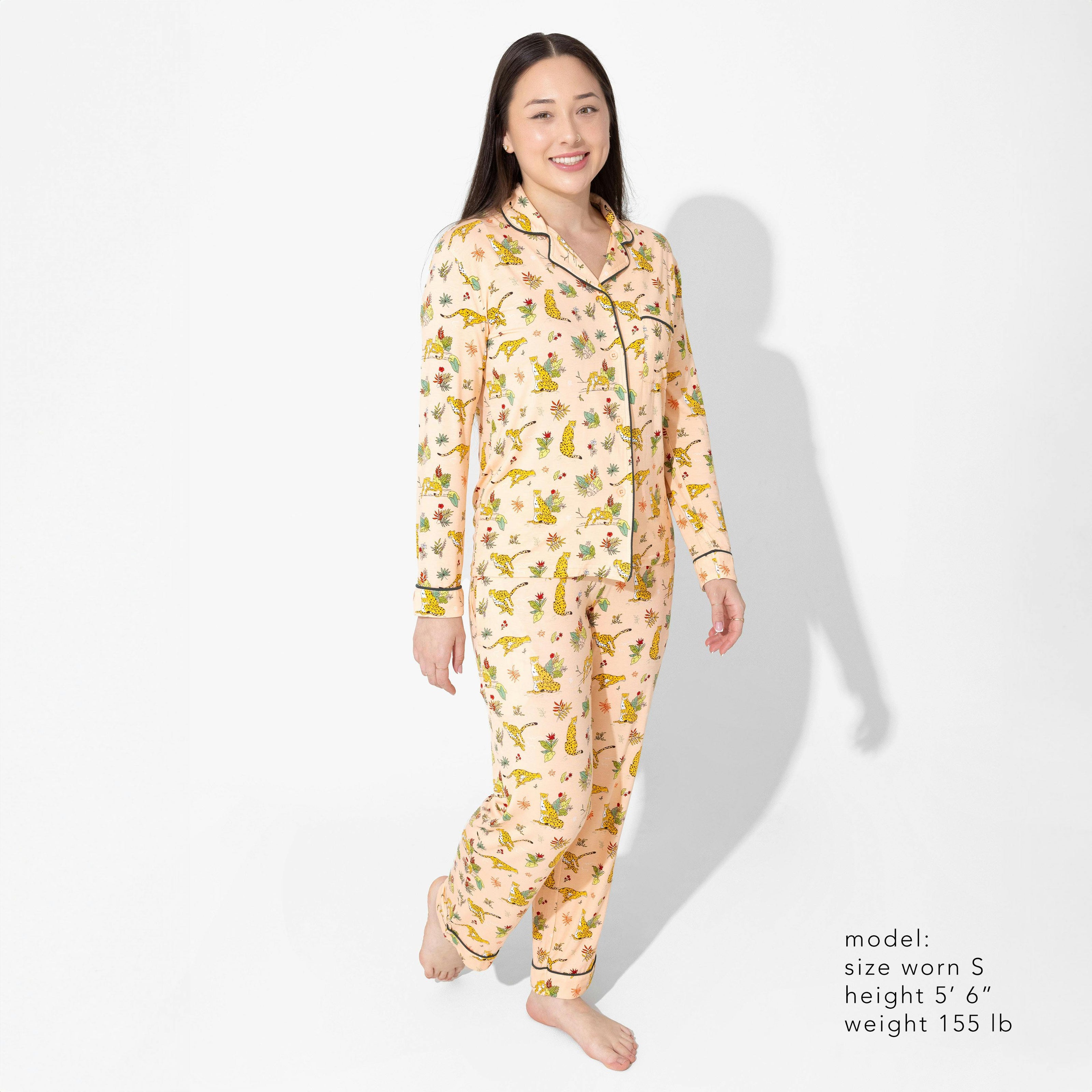 Pounce In Paradise Cheetah Bamboo Women's Pajama Set