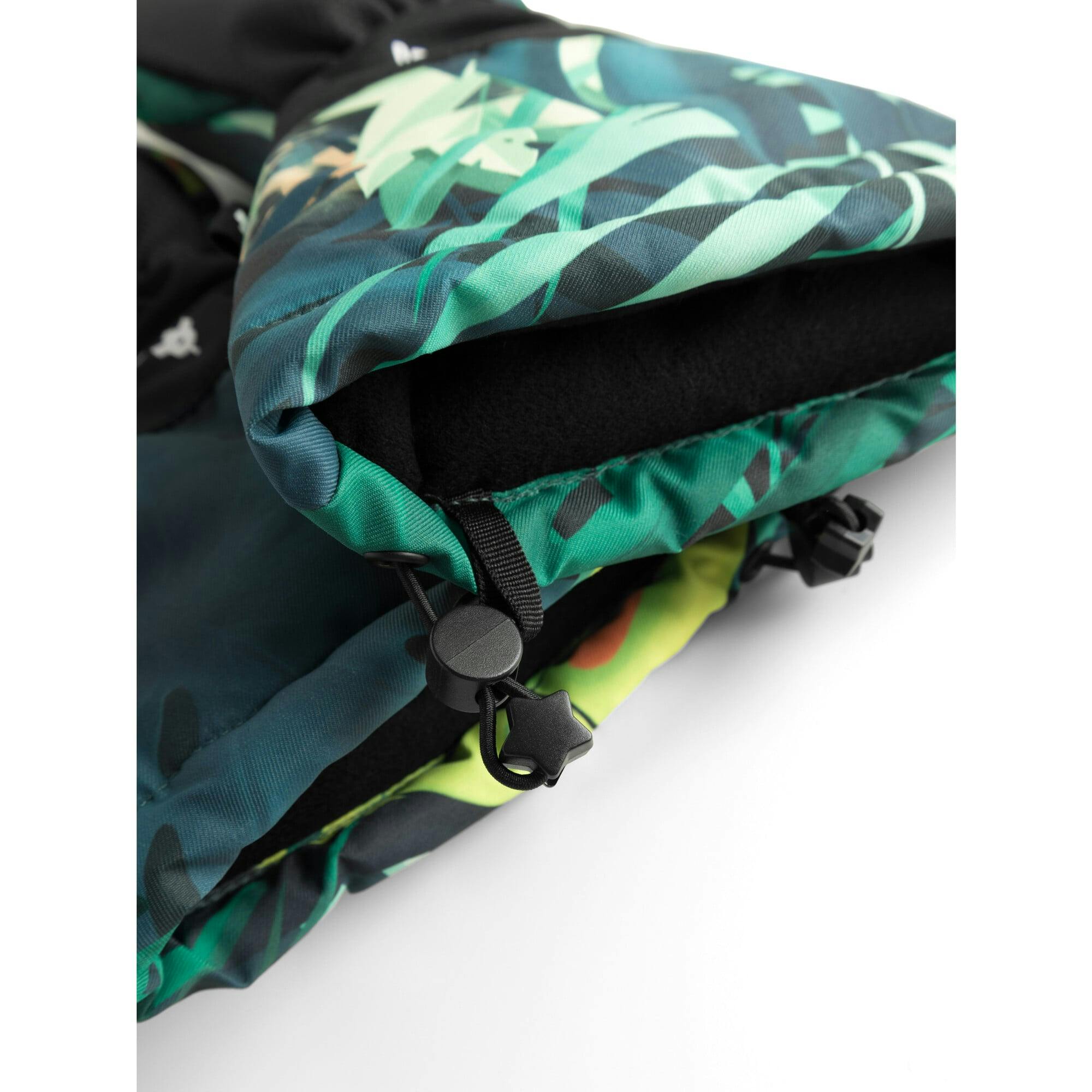 Cosmo Jungle Elastic Long Cuff Mittens, Prints