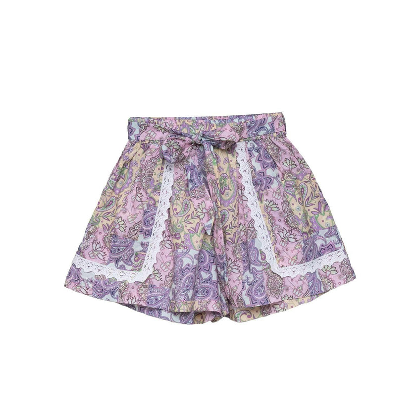 Cotton Shorts with Belt