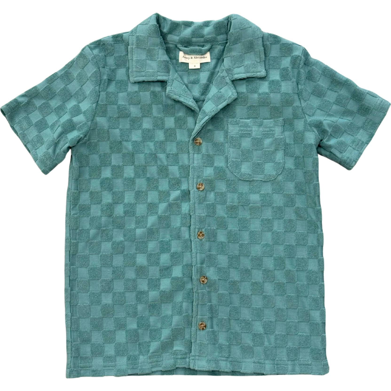 Boy's Terry Button Top