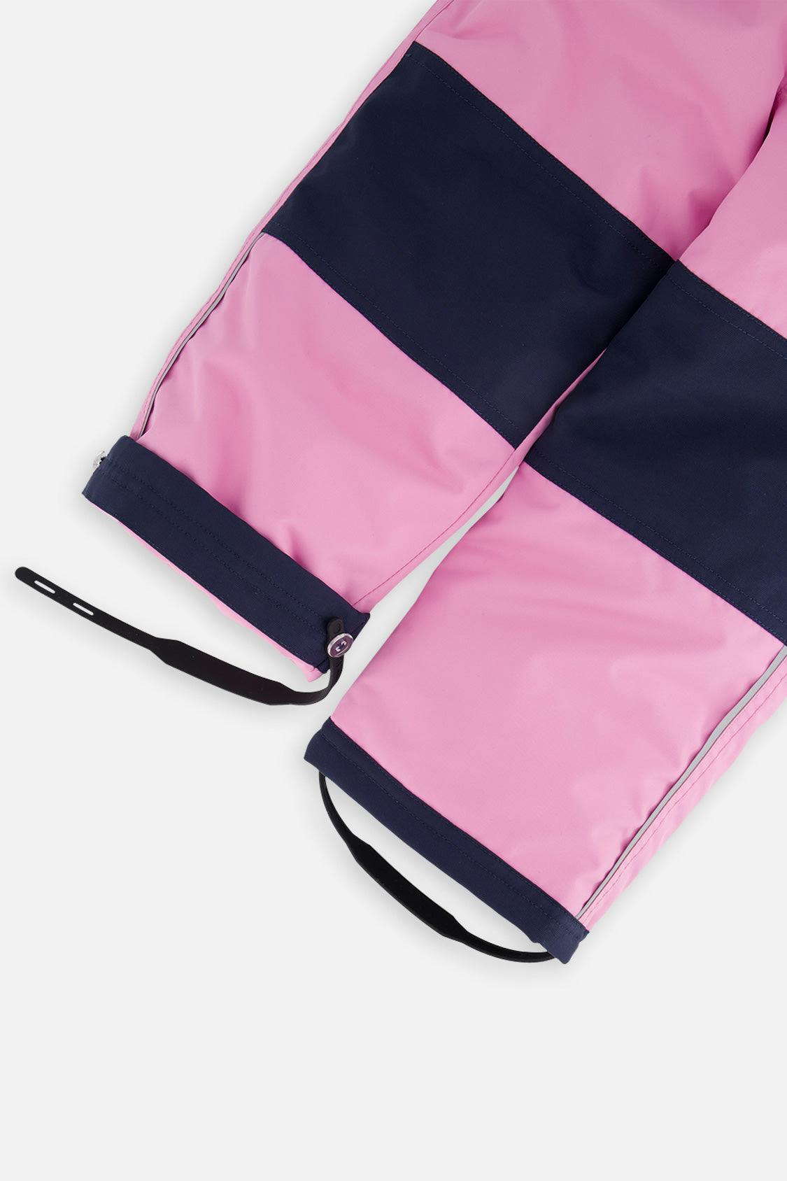 Light Weight Two Piece Chill Snowsuit Pink Blue and Mauve
