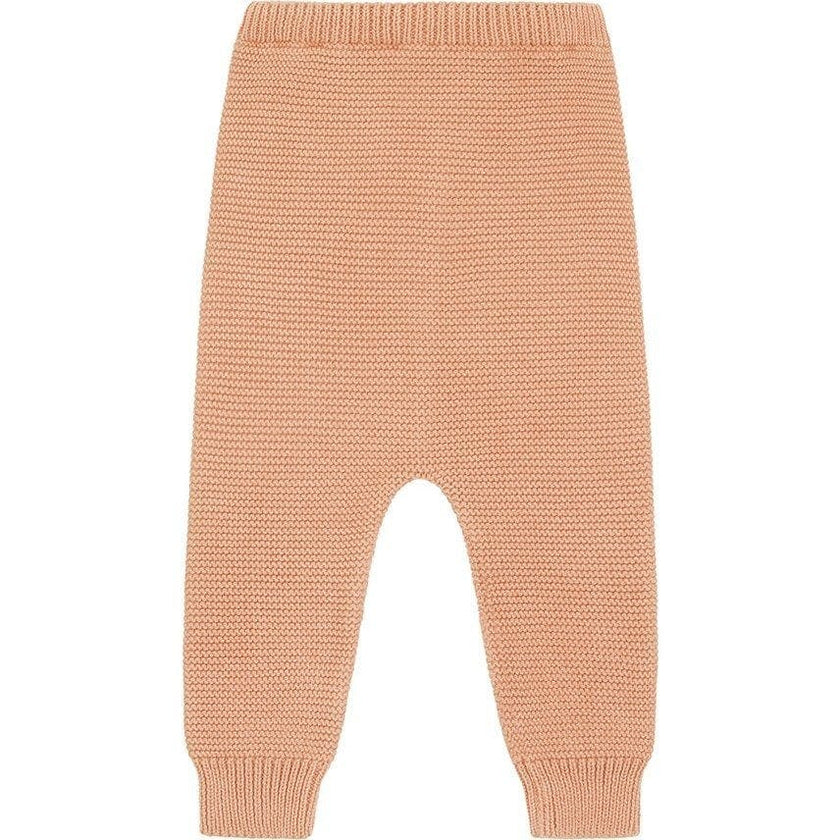 Organic Cotton Knit Trousers, Pink