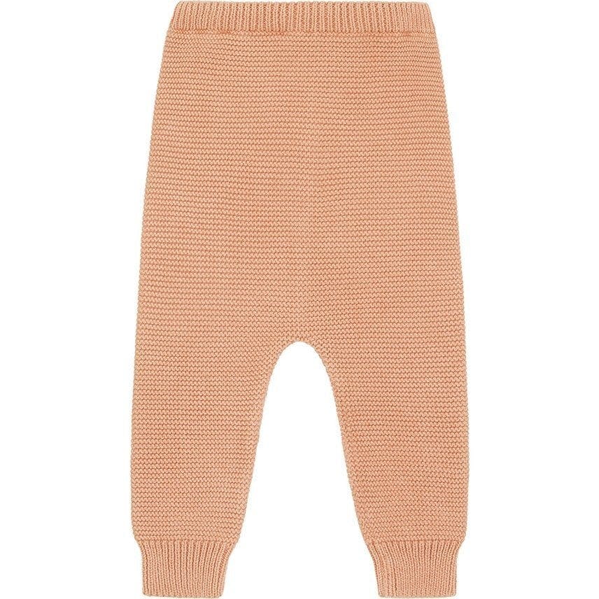 Organic Cotton Knit Trousers, Pink
