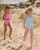 Frill Swimsuit in Strawberry