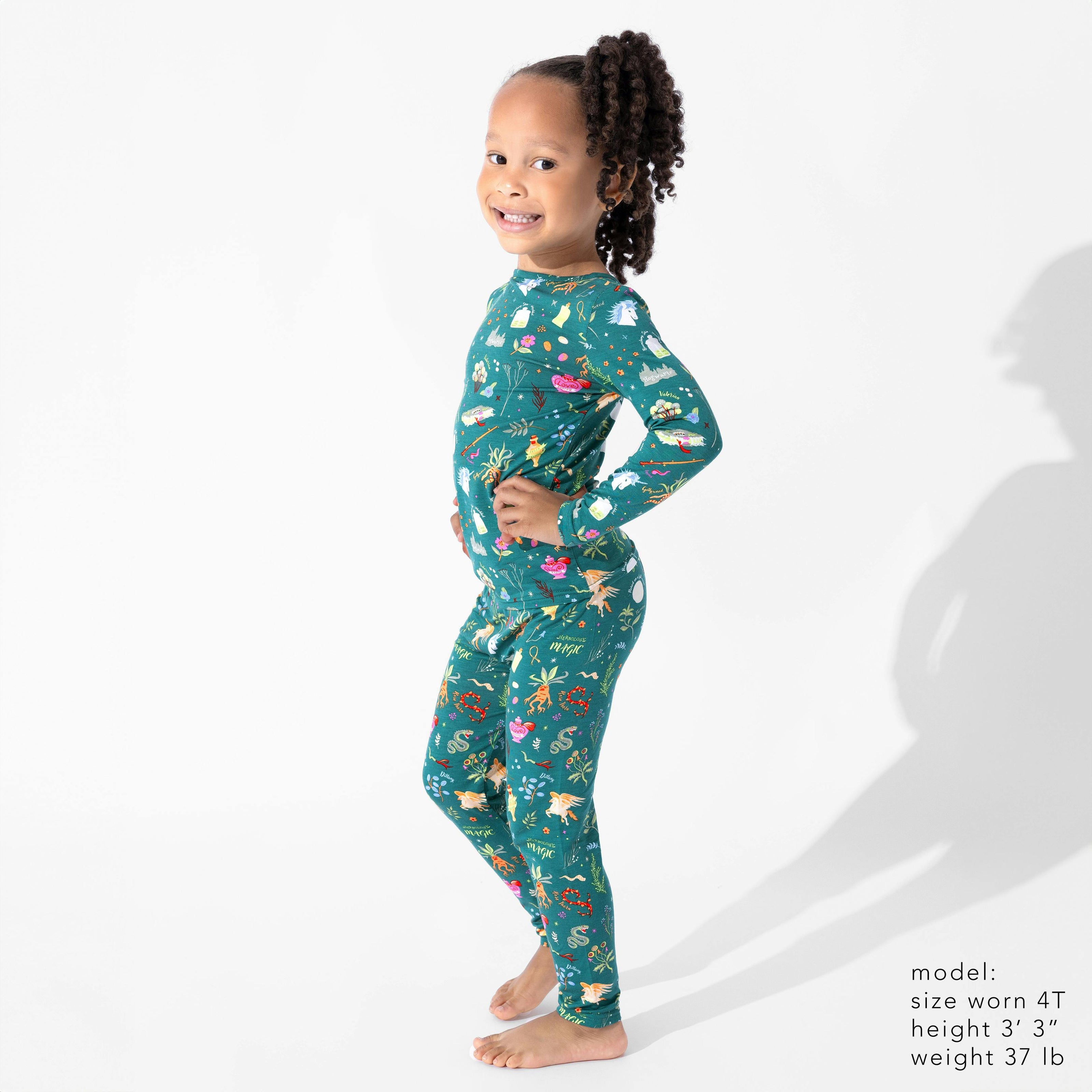 Mandrakes Potions & Herbs Bamboo Kids Pajamas