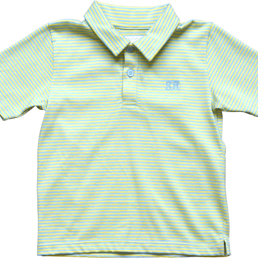 Banks Polo in Dockside Stripe