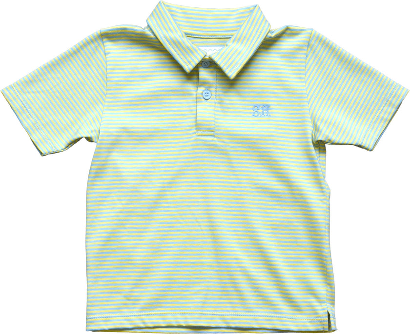 Banks Polo in Dockside Stripe