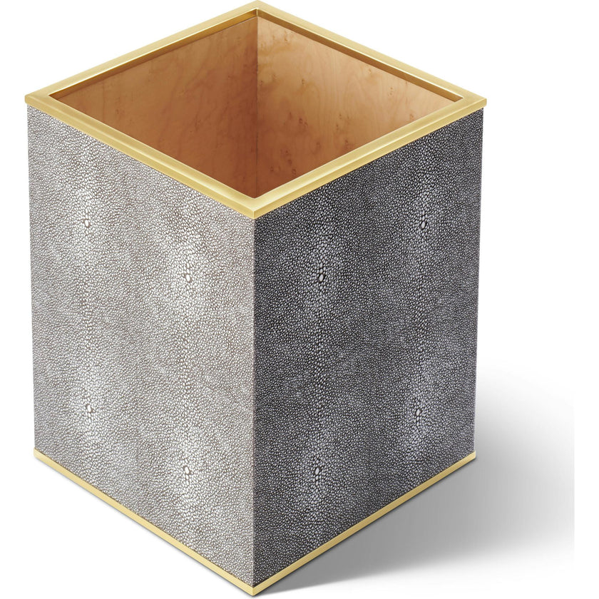 Classic Shagreen Waste Basket