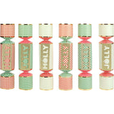 Holly Jolly Holiday Crackers (Set of 6)