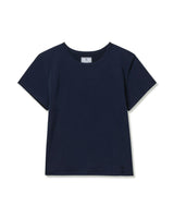 Women's Pima Essential Crew Neck Tee in Navy