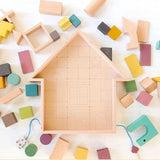 Tsumiki tidy toy block set house