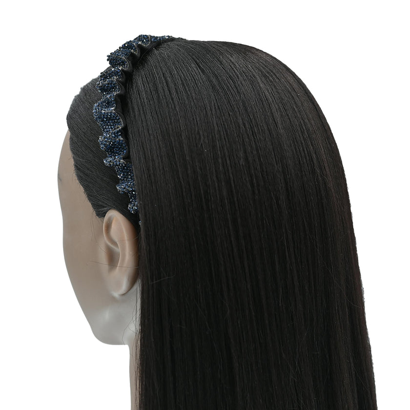 Multicolored Scrunched Rhinestone Headband