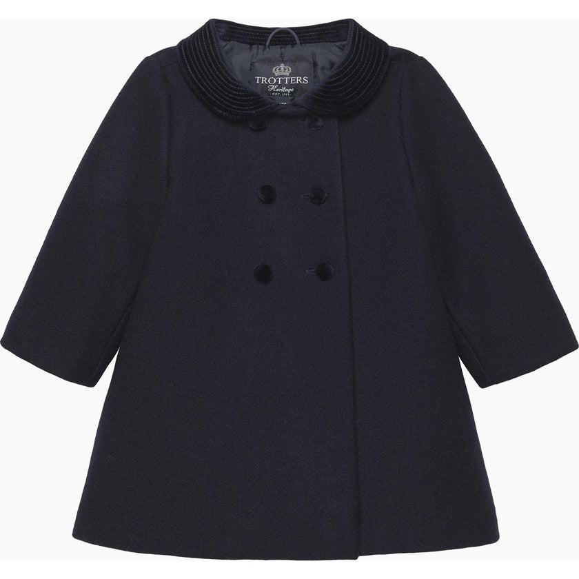 Baby Classic Coat in Navy