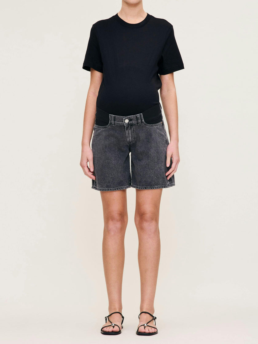 Taylor Jean Short Maternity Relaxed 7" | Nightshade