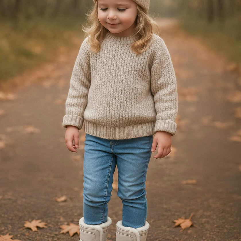Cozy Cuff Taupe Soft Sole Boot