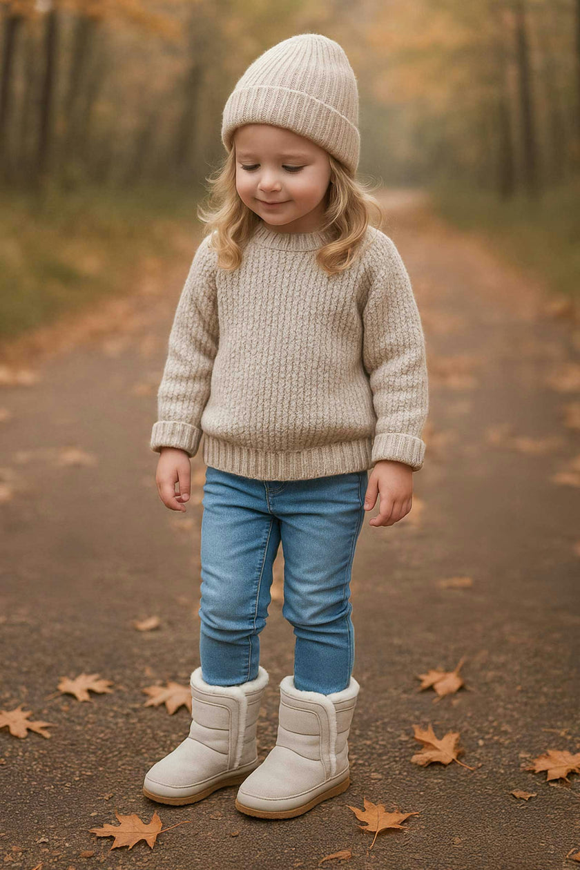 Cozy Cuff Taupe Soft Sole Boot