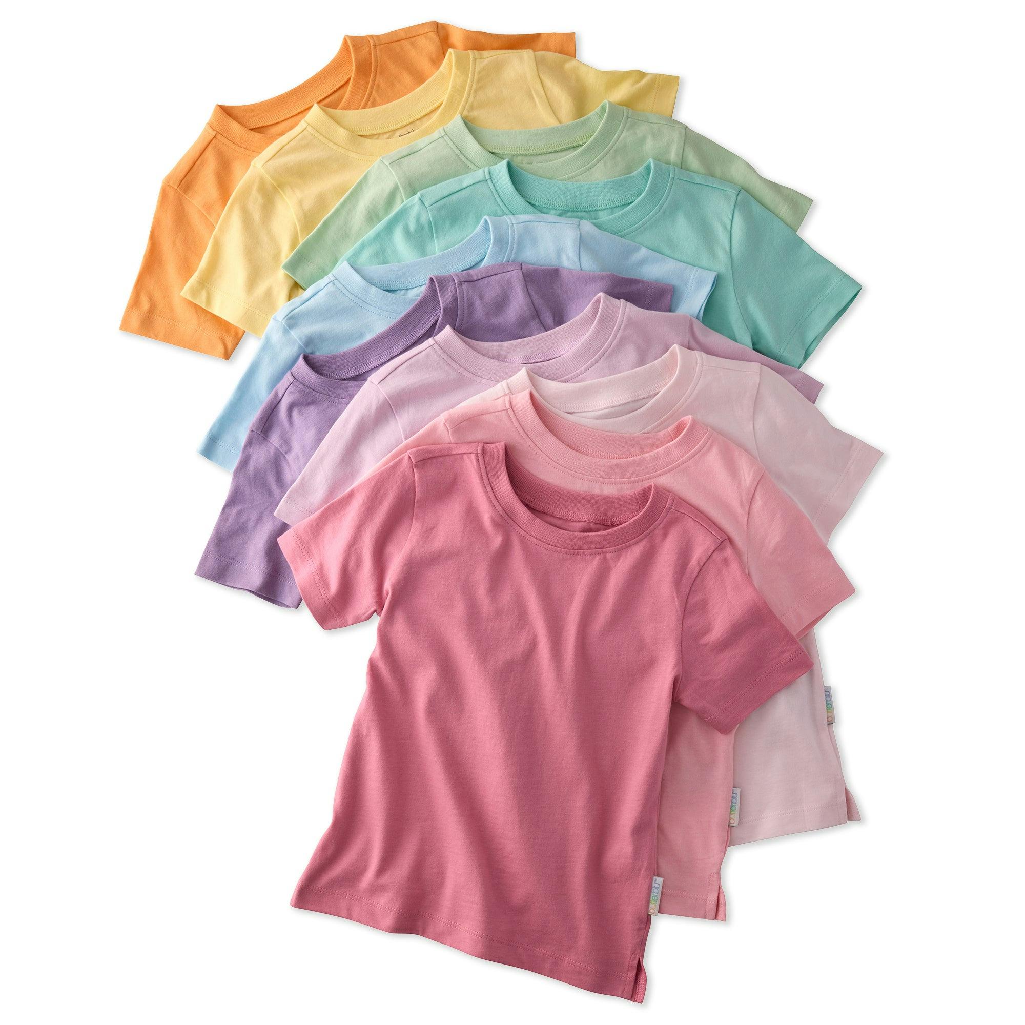 TAYLOR 10-Pack Toddler Short Sleeve T-Shirts