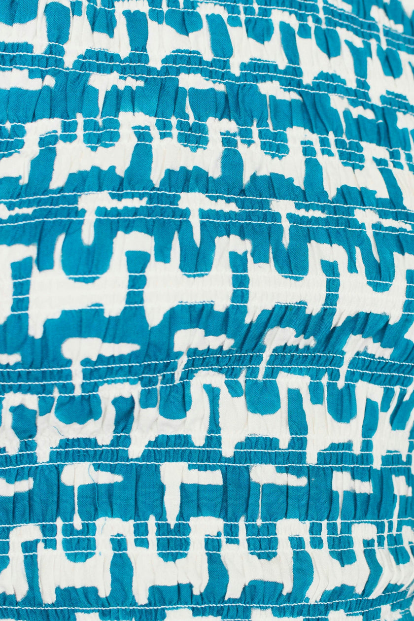 Janeiro Dress in Azure Popova