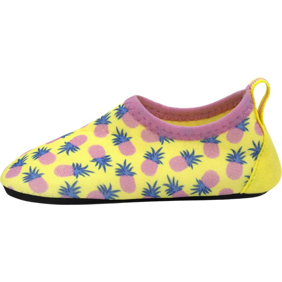 Pineapple Crush Aqua Shoes in Yellow