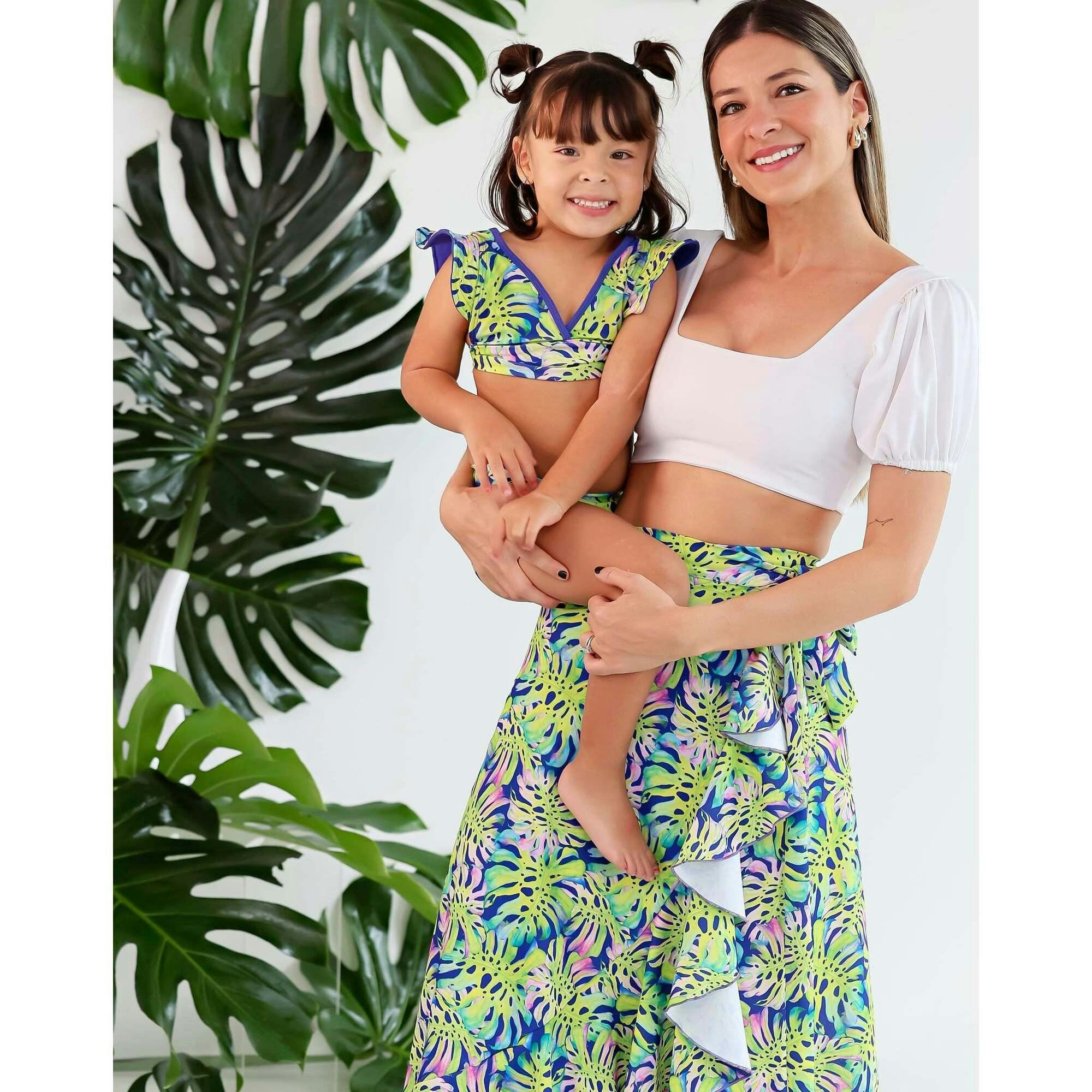 Women's Wrap Skirt - Montemar Print