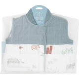 Cotton Muslin Quilted Sleep Bag - Farmyard