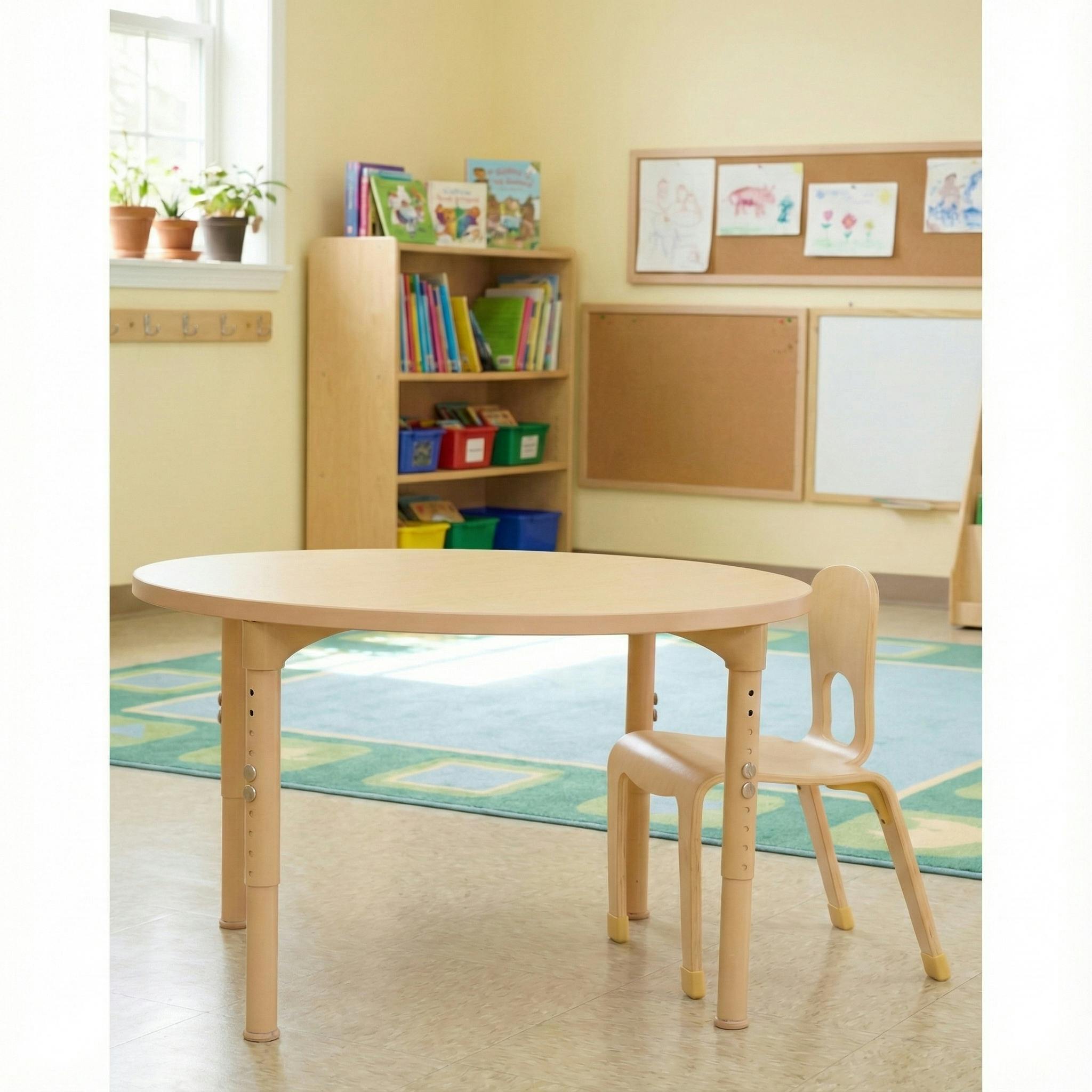Round Adjustable Kids Table – 36