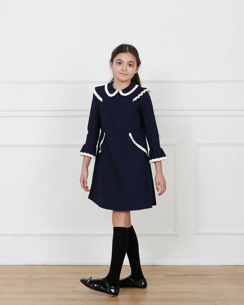 Grace dress (navy blue)