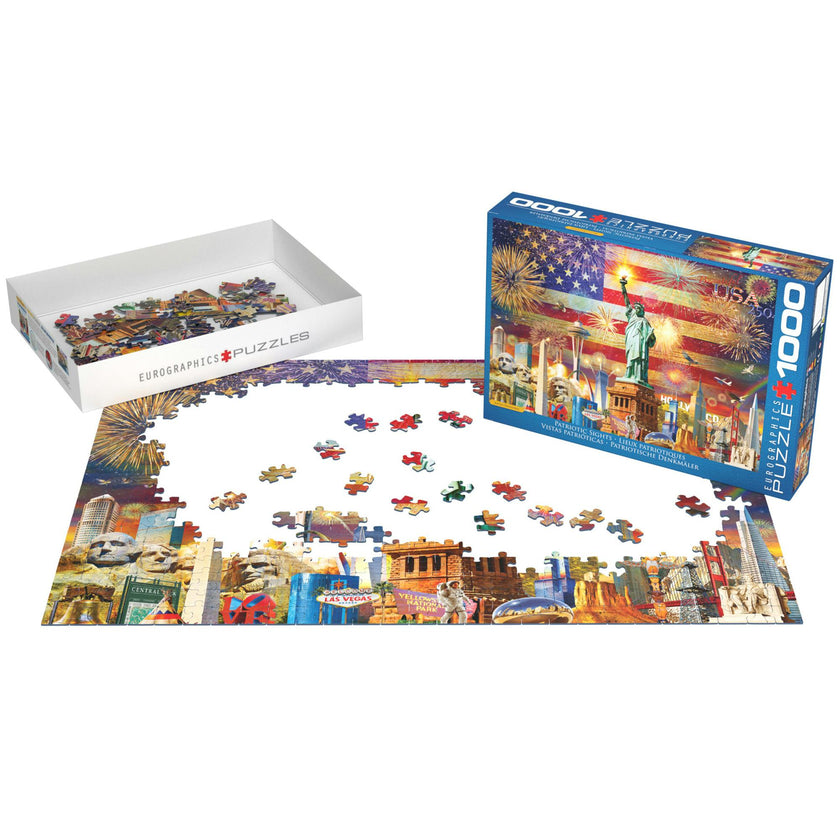 Patriotic Sights - 1000 PC Puzzle