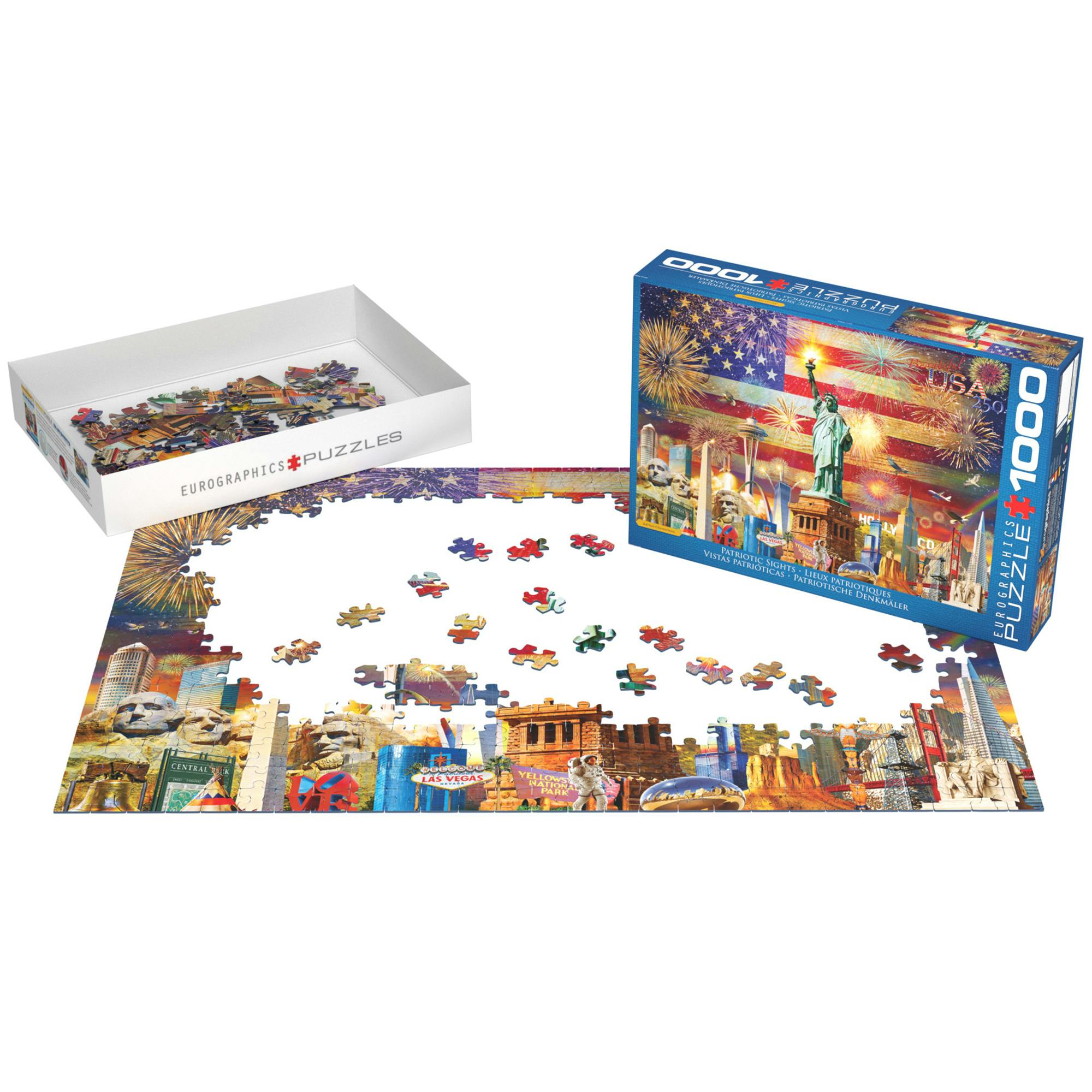 Patriotic Sights - 1000 PC Puzzle