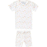 Ultra Soft Short Sleeve Two-Piece Pajama Set, Prints