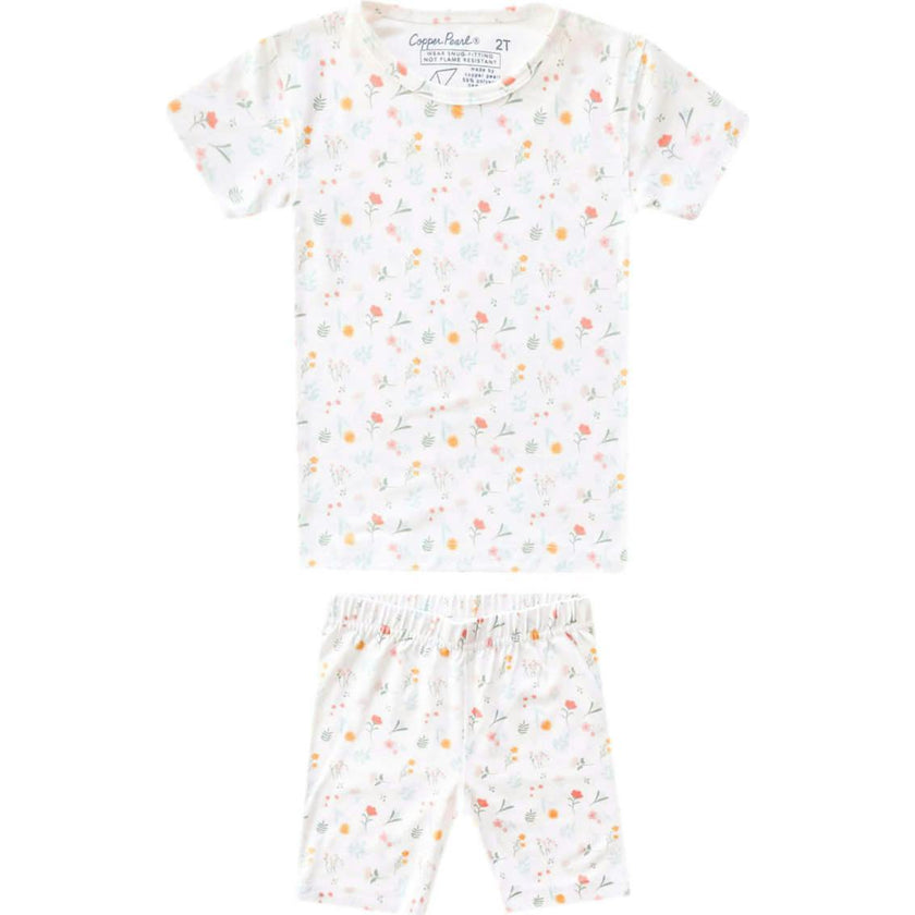 Ultra Soft Short Sleeve Two-Piece Pajama Set, Prints