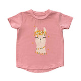 Girl's Short Sleeve Tee in Summer Blooms