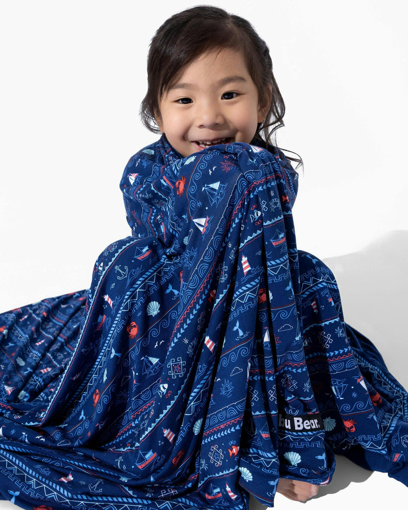 Sail Away Fair Isle Bamboo Blanket