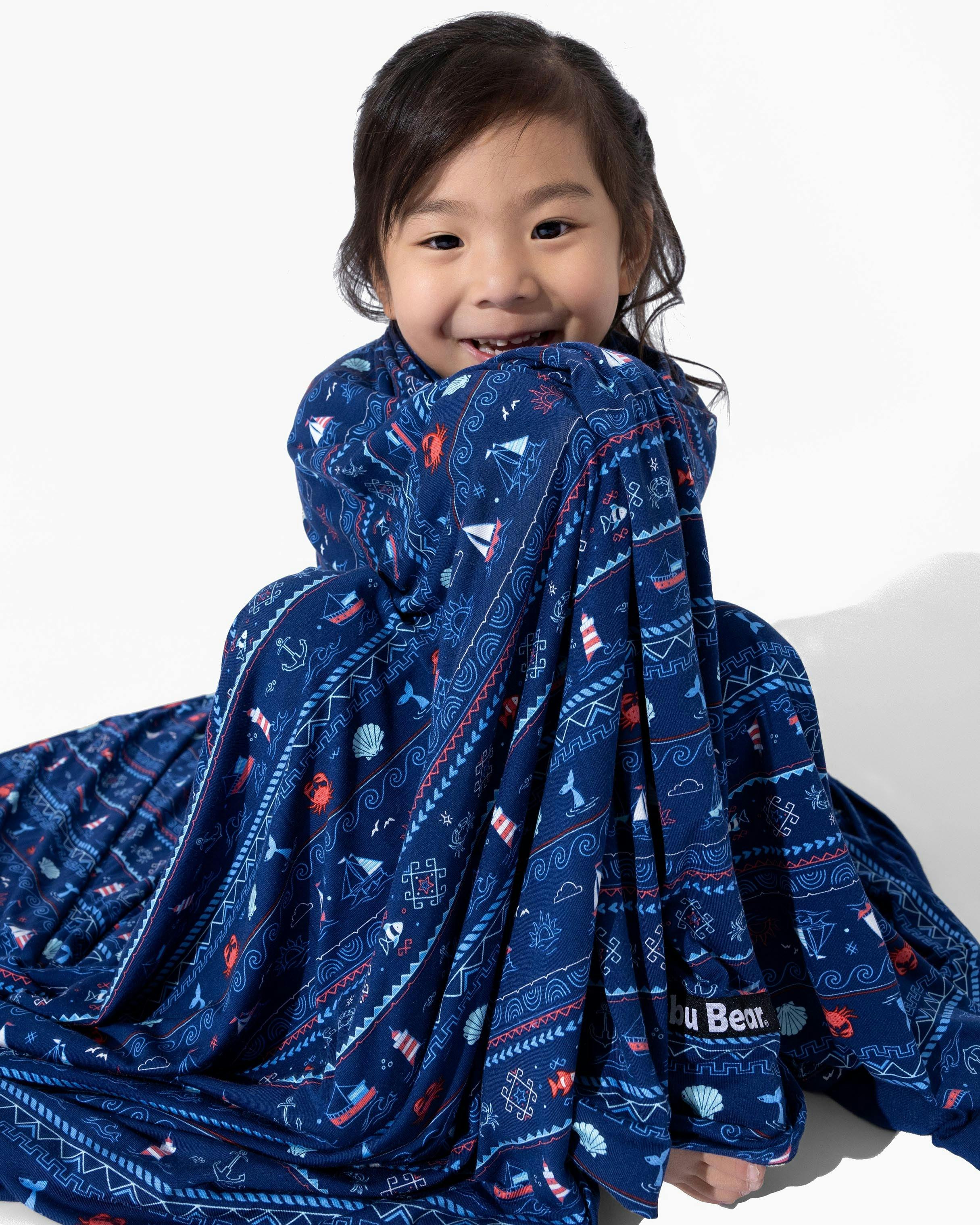 Sail Away Fair Isle Bamboo Blanket