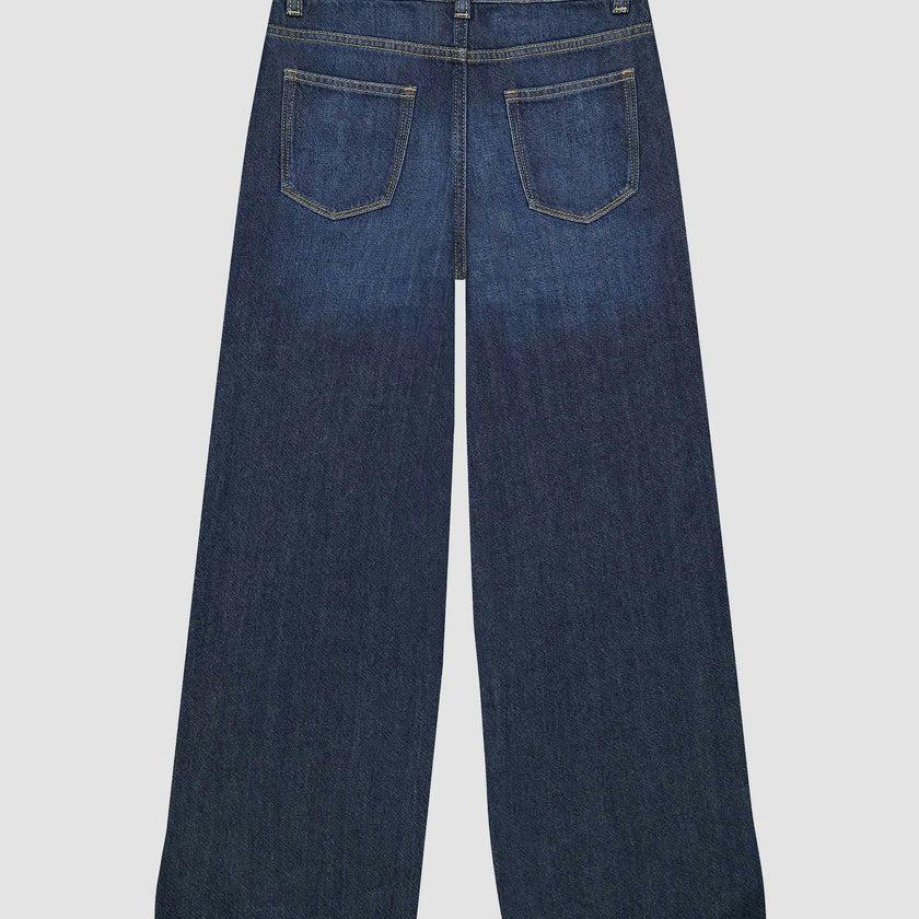 Lily Wide Leg Jeans | Deep Water